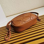 PRADA Shoulder Bag Brown 1BH141 Size 13.5 x 21 x 8 cm  - 3