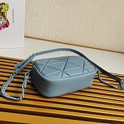 PRADA Shoulder Bag Blue 1BH141 Size 13.5 x 21 x 8 cm - 6