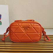 PRADA Shoulder Bag Orange 1BH141 Size 13.5 x 21 x 8 cm  - 1