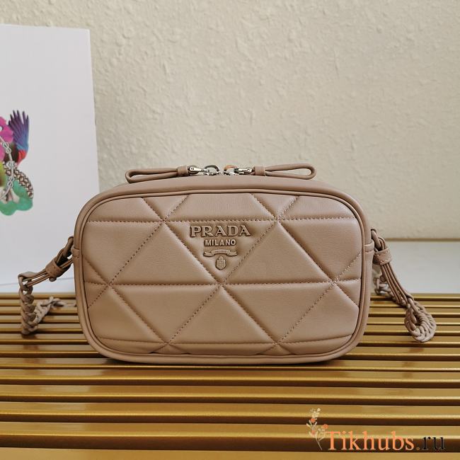 PRADA Shoulder Bag Beige 1BH141 Size 13.5 x 21 x 8 cm  - 1