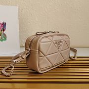 PRADA Shoulder Bag Beige 1BH141 Size 13.5 x 21 x 8 cm  - 6