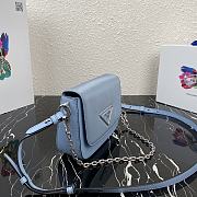 PRADA Messenger Bag Blue 1BD263 Size 21 x 16 x 6.5 cm - 2