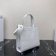 PRADA Tote Bag White 1BG382 Size 26 x 23.5 x 9 cm - 3