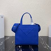 PRADA Tote Bag Blue 1BG382 Size 26 x 23.5 x 9 cm - 1