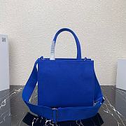 PRADA Tote Bag Blue 1BG382 Size 26 x 23.5 x 9 cm - 6