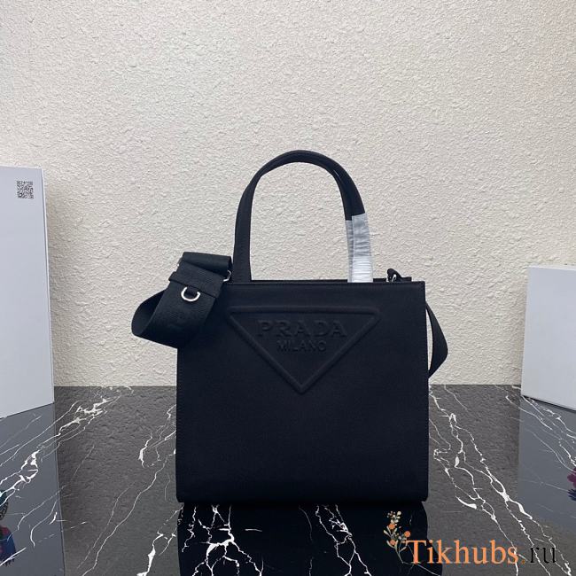 PRADA Tote Bag Black 1BG382 Size 26 x 23.5 x 9 cm - 1