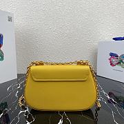 PRADA Crossbody Bag Yellow 1BD275 Size 22 x 14 x 6.5 cm - 2