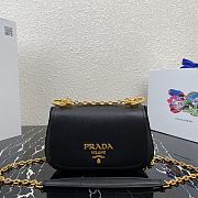 PRADA Crossbody Bag Black 1BD275 Size 22 x 14 x 6.5 cm - 1