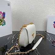 PRADA Crossbody Bag White 1BD275 Size 22 x 14 x 6.5 cm - 3