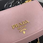 PRADA Crossbody Bag Pink 1BD275 Size 22 x 14 x 6.5 cm - 6