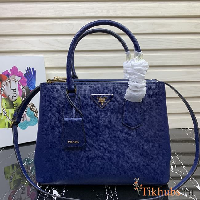 PRADA Killer Bag Blue 1BA232 Size 31 × 22.5 × 13.5 cm - 1