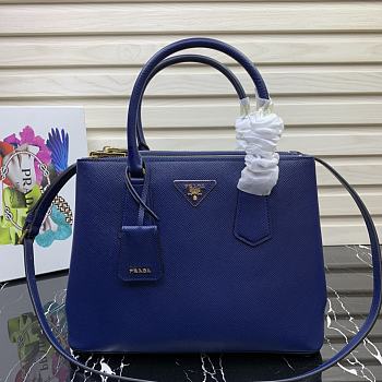 PRADA Killer Bag Blue 1BA232 Size 31 × 22.5 × 13.5 cm