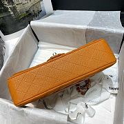 Chanel Classic Flap Bag Orange 112 25 cm - 3