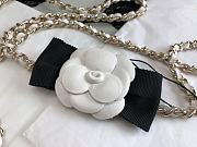 Chanel Camellia Chain Bag White 88024 - 3