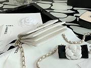 Chanel Camellia Chain Bag White 88024 - 6