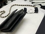 Chanel Camellia Chain Bag Black 88024 - 4