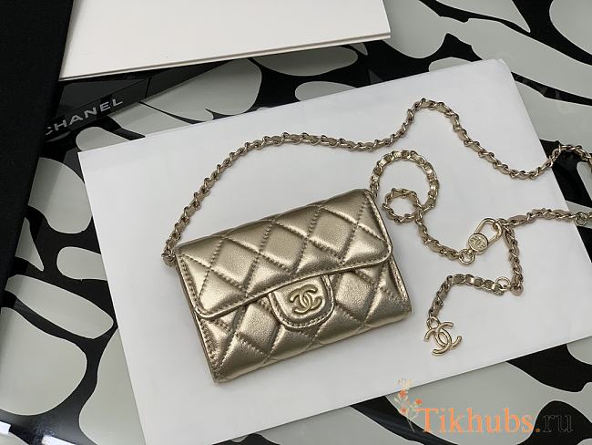 Chanel Small Waist Bag Light Gold 99036 - 1