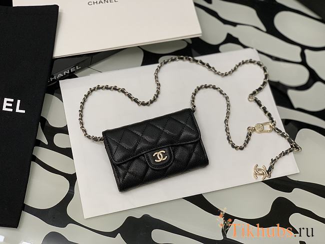 Chanel Small Waist Bag Black 99036 - 1