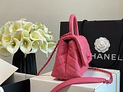 Chanel Handle Mini Bag Pink 99003 Size 13 × 19 × 9 cm - 2