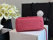 Chanel Handle Mini Bag Pink 99003 Size 13 × 19 × 9 cm - 3