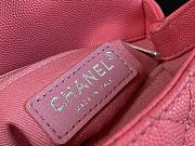 Chanel Handle Mini Bag Pink 99003 Size 13 × 19 × 9 cm - 5