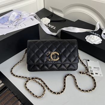 Chanel Woc Black AP1794 Size 19 cm