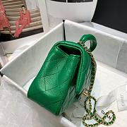 Chanel Mini Cf Handle Pearlescent Green AS2431 Size 20 x 6 x 13 cm - 6