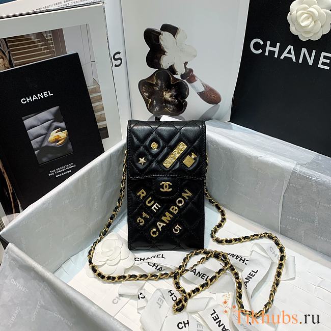 Chanel Mobile Phone Bag 81098 Size 17 x 2.5 x 10 cm - 1