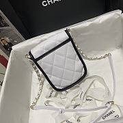 Chanel Mini Messenger Bag Black/White As2540 Size 17 × 13 × 6 cm - 4