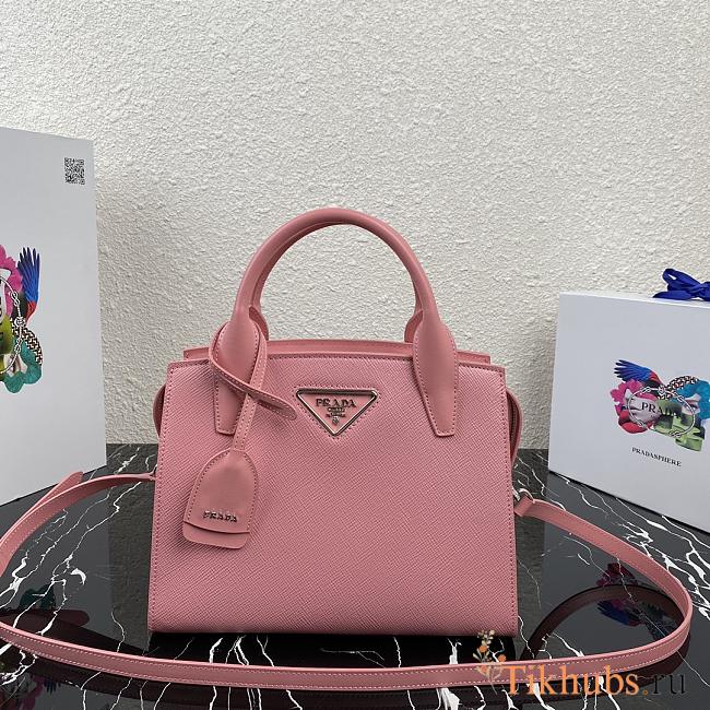 Prada Handbag Pink 1BA297 Size 26 x 20 x 13.5 cm - 1