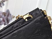 Louis Vuitton Pochette Double Zip Black M63919 Size 20 x 12.5 x 3 cm - 3