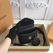 LV New Wave Multi Pochette Black M56461 Size 21 x 13 x 6.5 cm - 3