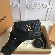 LV New Wave Multi Pochette Black M56461 Size 21 x 13 x 6.5 cm - 4