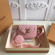 LV New Wave Multi Pochette Pink M56461 Size 21 x 13 x 6.5 cm - 1