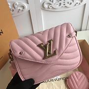 LV New Wave Multi Pochette Pink M56461 Size 21 x 13 x 6.5 cm - 2