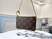 Louis Vuitton Monogram Pochette Milla PM M60095 Size 15.5 × 9.5 × 1.5 cm - 5