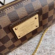 Louis Vuitton Damier Ebene Canvas Eva Clutch N55213 Size 25 x 4 x 13 cm - 6