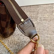 Louis Vuitton Damier Ebene Canvas Eva Clutch N55213 Size 25 x 4 x 13 cm - 2