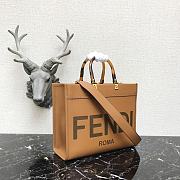 Fendi Medium Leather Tote Bag Brown 887 Size 36 x 17 x 31 cm - 2