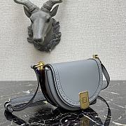 Fendi Moonlight Leather Handbag Blue Size 21 x 9 x 14 cm - 3