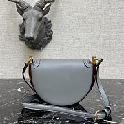 Fendi Moonlight Leather Handbag Blue Size 21 x 9 x 14 cm - 6