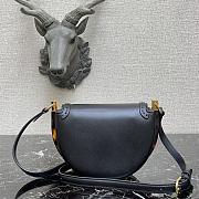 Fendi Moonlight Leather Handbag Black Size 21 x 9 x 14 cm - 4