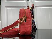 LV Troca Medium Handbag Red M59111 Size 25.5 x 17 x 7 cm - 6