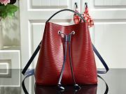 Louis Vuitton Neo Noe Shoulder Bag Red M54369 Size 26 x 26 x 17.5 cm - 1