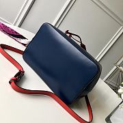 Louis Vuitton Neo Noe Shoulder Bag Blue M54369 Size 26 x 26 x 17.5 cm - 5