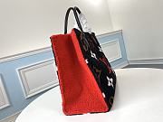 Louis Vuitton LV Teddy Onthego Monogram Wool Tote Bag M55420 Size 41 x 34 x 19 cm - 6