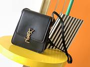 YSL Kaia Shoulder Bag Black 668809 Size 16 x 18 x 6 cm - 1