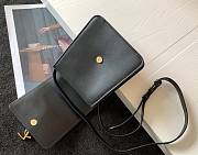 YSL Kaia Shoulder Bag Black 668809 Size 16 x 18 x 6 cm - 2