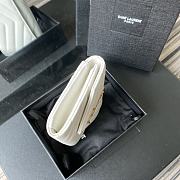 YSL Small Wallet White A026K Size 13.5 x 9.5 x 3 cm - 3