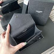 YSL Small Wallet Black A026K Size 13.5 x 9.5 x 3 cm - 2